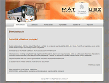 Tablet Screenshot of matebusz.hu